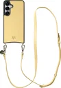 AVY Samsung Galaxy S25 / S24 - Essential Kit - Croco Geel - Long Leather