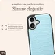 AVY Apple iPhone 17 - Essential Kit - Croco Blauw - Long Leather afbeelding 11
