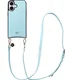 AVY Apple iPhone 16 - Essential Kit - Croco Blauw - Long Leather
