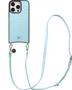 AVY Apple iPhone 16 Pro - Essential Kit - Croco Blauw - Long Leather
