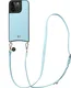 AVY Apple iPhone 15 Pro - Essential Kit - Croco Blauw - Long Leather