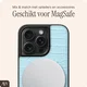 AVY Apple iPhone 15 Pro Max - Essential Kit - Croco Blauw - Long Leather afbeelding 7