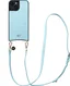 AVY Apple iPhone 14 / 13 - Essential Kit - Croco Blauw - Long Leather