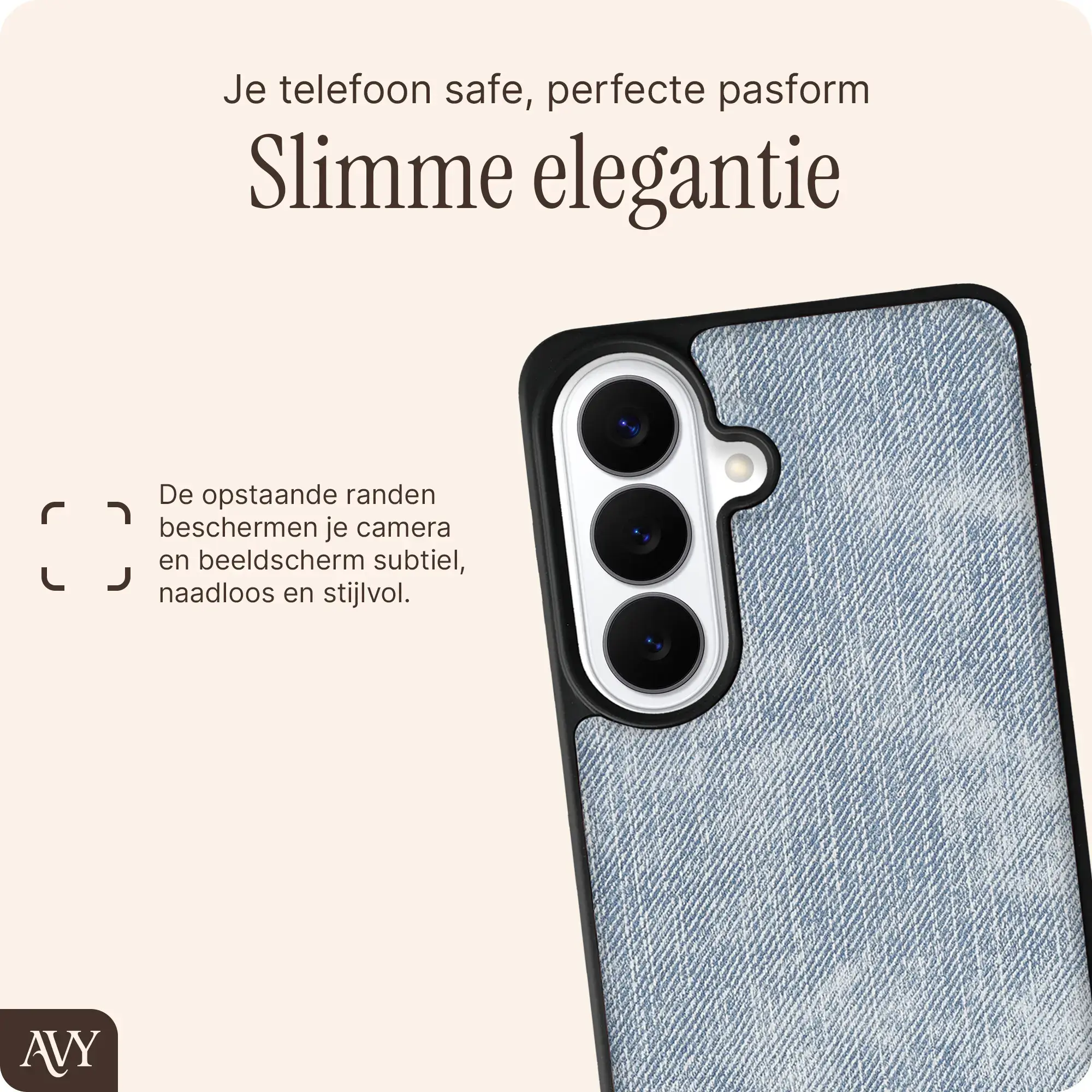 AVY Samsung Galaxy S26 Plus - Essential Kit - Denim - Long Denim afbeelding 10