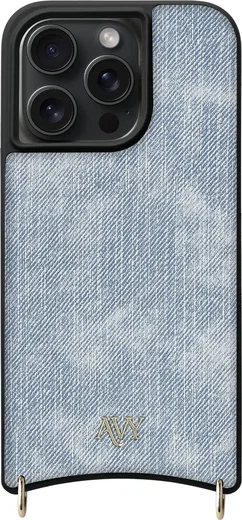 AVY Apple iPhone 15 Pro Max - Essential Kit - Denim - Long Denim afbeelding 12