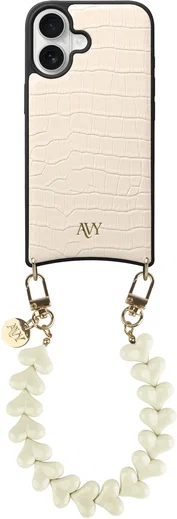 AVY Apple iPhone 17 - Essential Kit - Croco Beige - Cupid Beige afbeelding 1