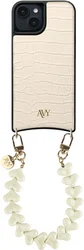 AVY Apple iPhone 14 / 13 - Essential Kit - Croco Beige - Cupid Beige afbeelding