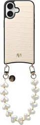 AVY Apple iPhone 17 - Essential Kit - Croco Beige - Cupid Pearl afbeelding