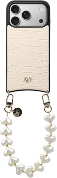 AVY Apple iPhone 17 Pro - Essential Kit - Croco Beige - Cupid Pearl