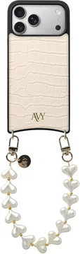 AVY Apple iPhone 17 Pro Max - Essential Kit - Croco Beige - Cupid Pearl