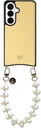 AVY Samsung Galaxy S26 Plus - Essential Kit - Croco Geel - Cupid Pearl