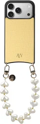 AVY Apple iPhone 17 Pro - Essential Kit - Croco Geel - Cupid Pearl afbeelding