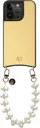 AVY Apple iPhone 15 Pro - Essential Kit - Croco Geel - Cupid Pearl