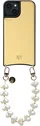 AVY Apple iPhone 14 / 13 - Essential Kit - Croco Geel - Cupid Pearl