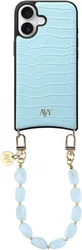 AVY Apple iPhone 17 - Essential Kit - Croco Blauw - Rocher Blue afbeelding