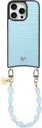 AVY Apple iPhone 16 Pro Max - Essential Kit - Croco Blauw - Rocher Blue