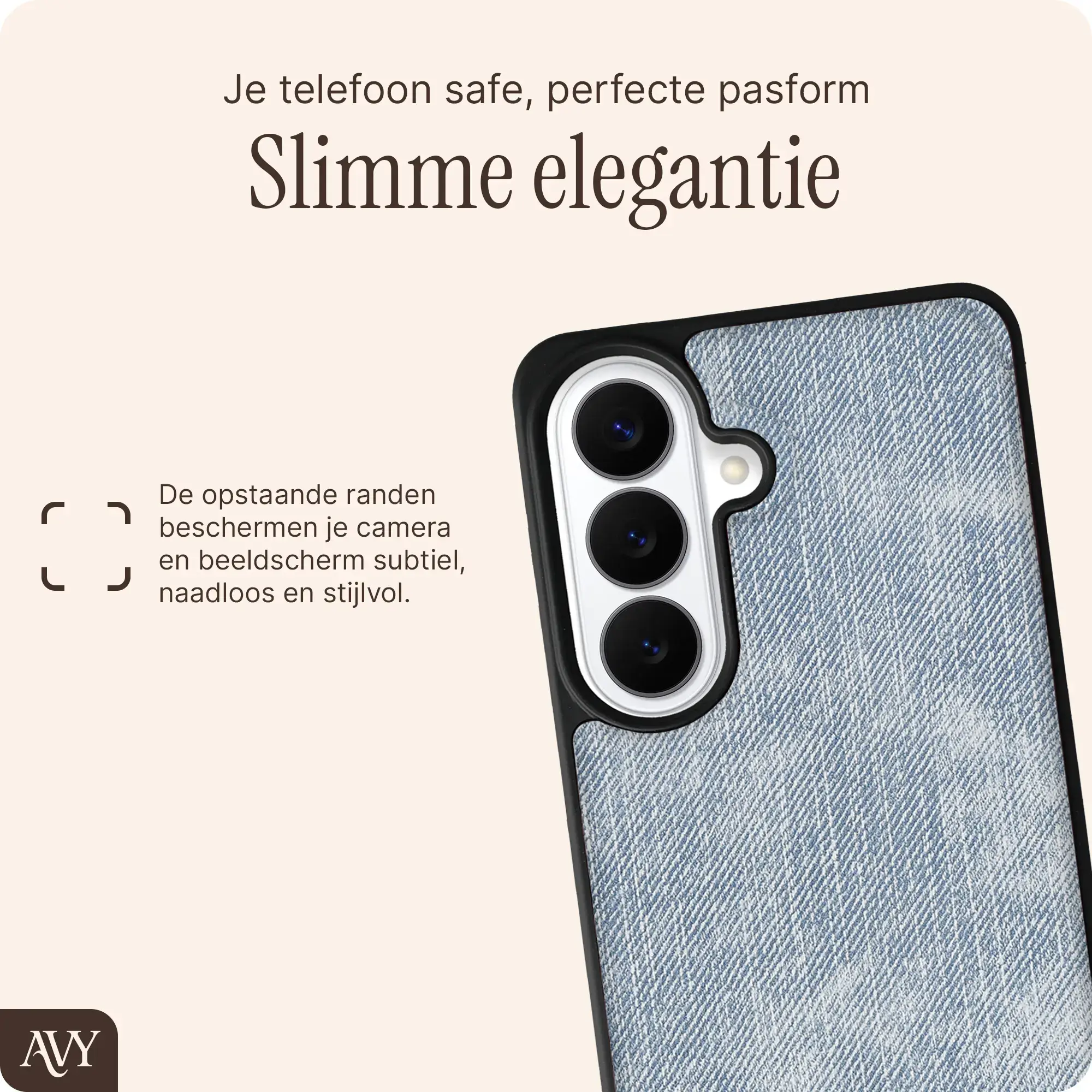 AVY Samsung Galaxy S26 - Essential Kit - Denim - Cupid Pearl afbeelding 9