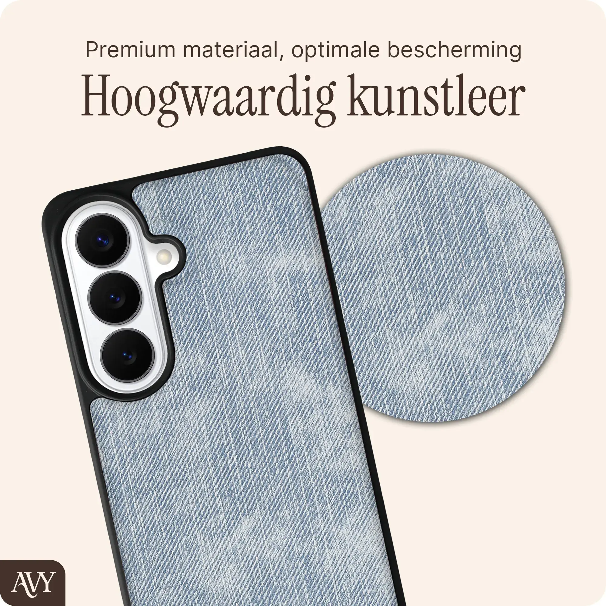AVY Samsung Galaxy S26 - Essential Kit - Denim - Cupid Pearl afbeelding 4