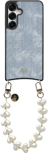 AVY Samsung Galaxy S25 / S24 - Essential Kit - Denim - Cupid Pearl afbeelding 1