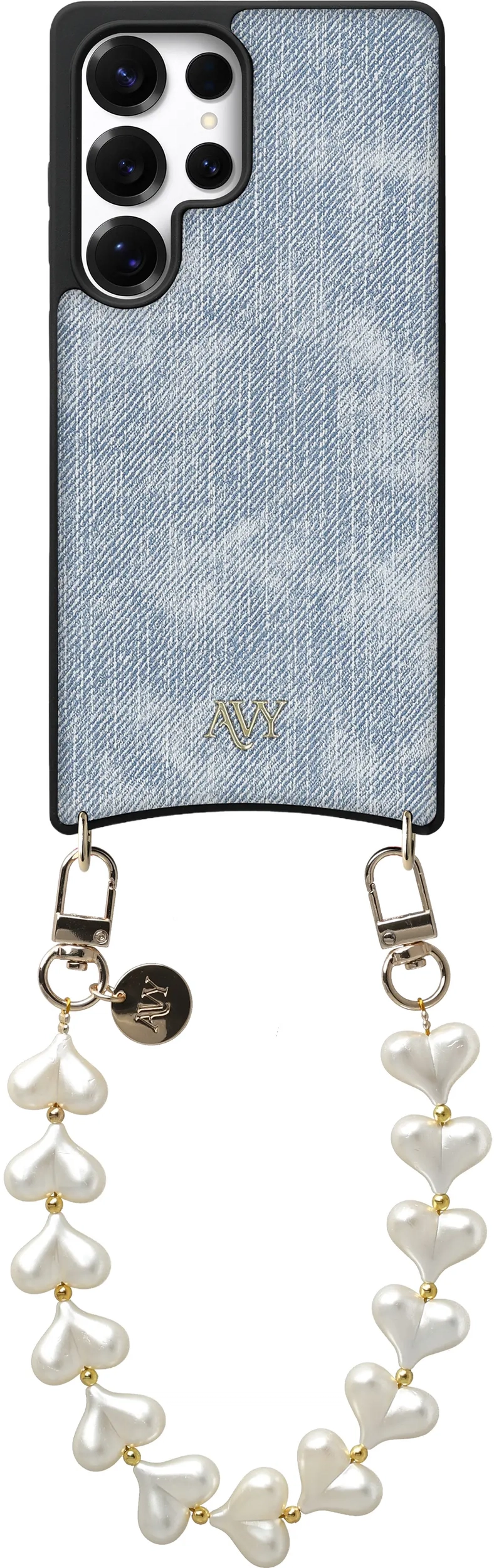 AVY Samsung Galaxy S25 Ultra - Essential Kit - Denim - Cupid Pearl afbeelding 1