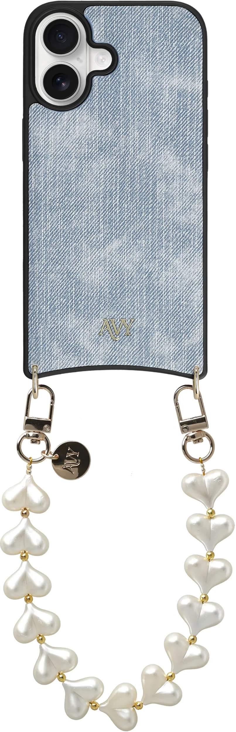 AVY Apple iPhone 16 - Essential Kit - Denim - Cupid Pearl afbeelding 1