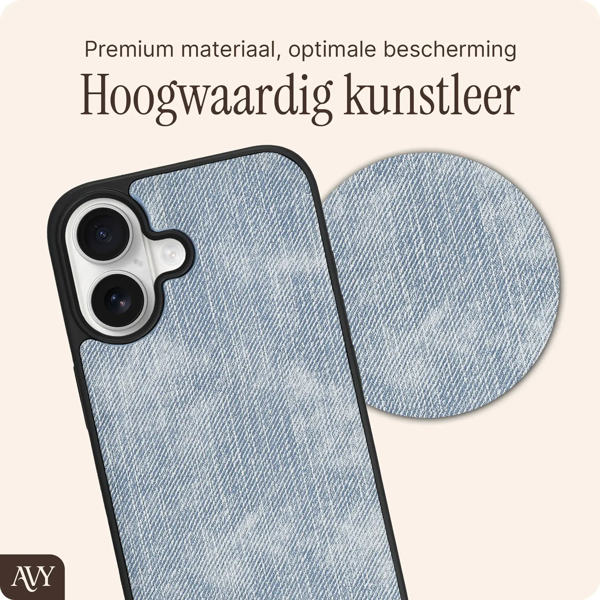 AVY Apple iPhone 16 - Essential Kit - Denim - Cupid Pearl afbeelding 4