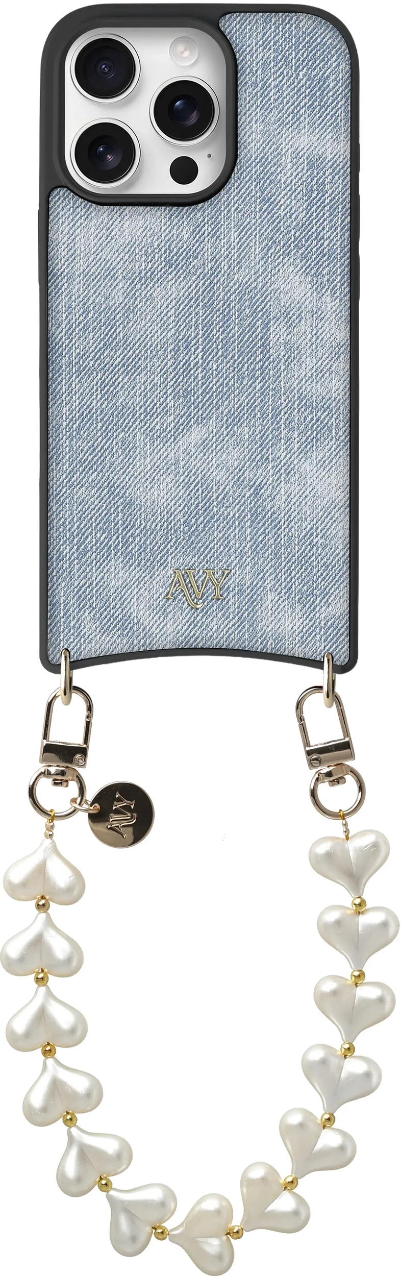 AVY Apple iPhone 16 Pro - Essential Kit - Denim - Cupid Pearl afbeelding 1