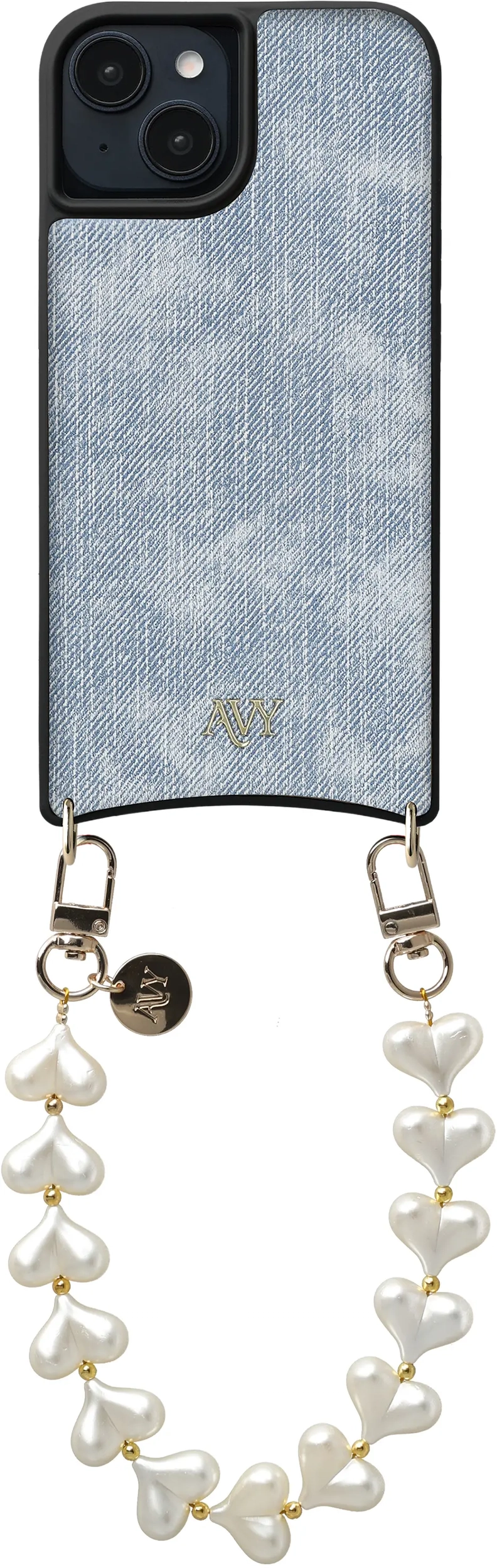 AVY Apple iPhone 15 - Essential Kit - Denim - Cupid Pearl afbeelding 1