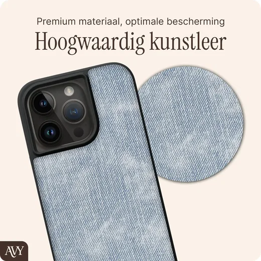 AVY Apple iPhone 15 Pro - Essential Kit - Denim - Cupid Pearl afbeelding 5