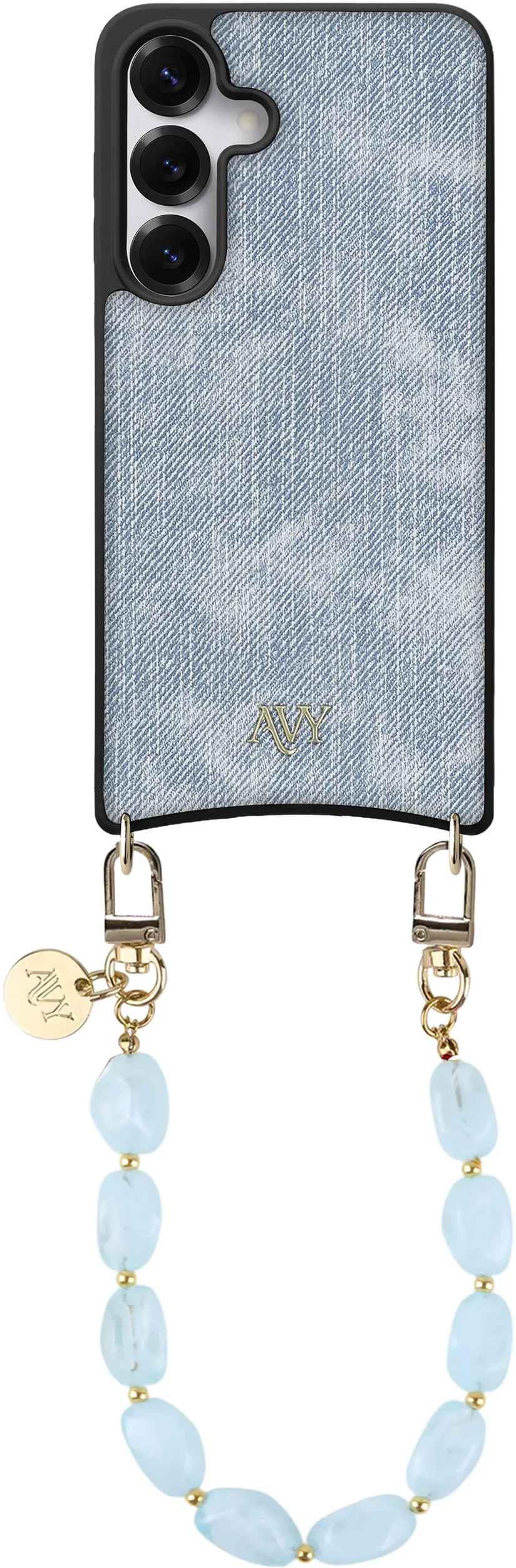 AVY Samsung Galaxy S25 / S24 - Essential Kit - Denim - Rocher Blue afbeelding 1