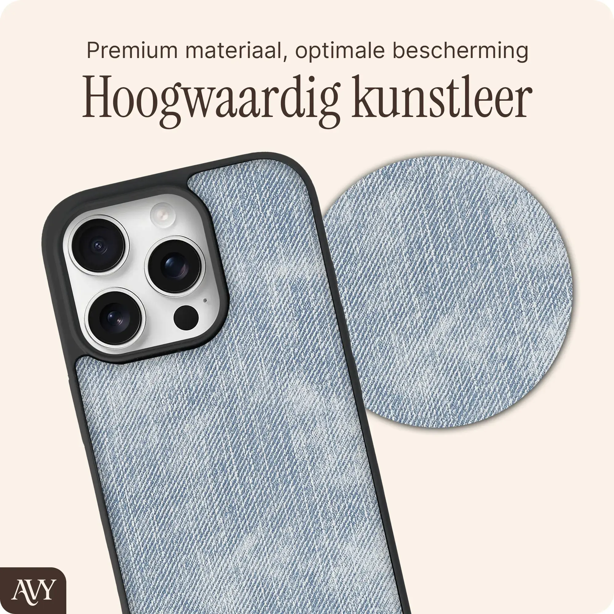 AVY Apple iPhone 16 Pro - Essential Kit - Denim - Rocher Blue afbeelding 5