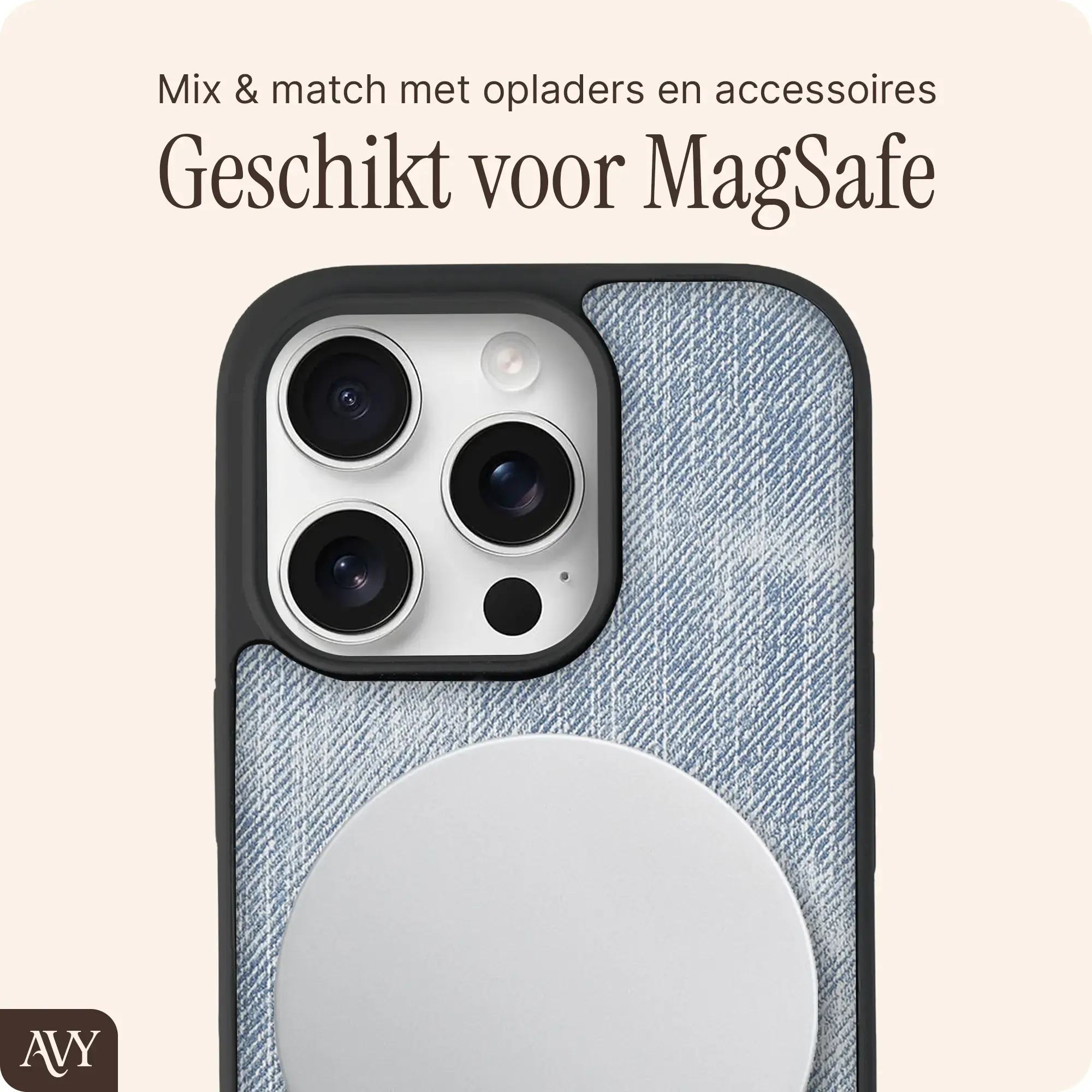 AVY Apple iPhone 16 Pro - Essential Kit - Denim - Rocher Blue afbeelding 6