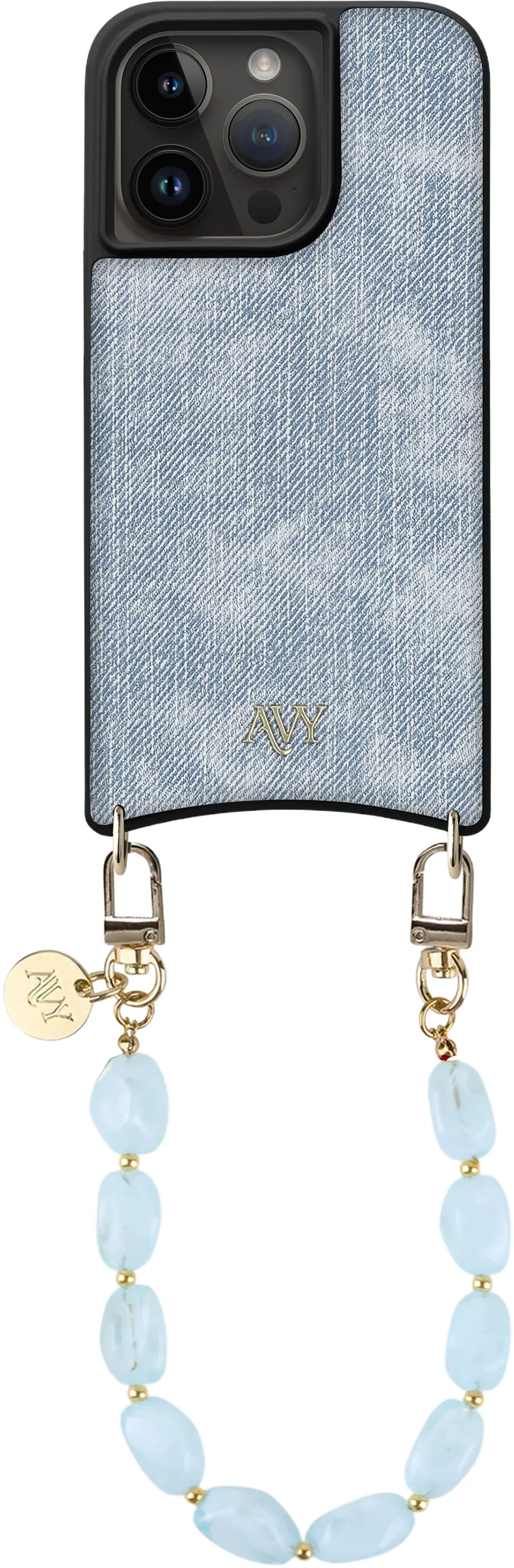 AVY Apple iPhone 15 Pro - Essential Kit - Denim - Rocher Blue afbeelding 1