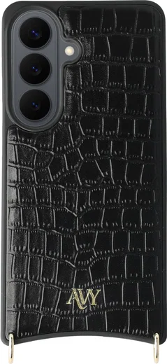 AVY Samsung Galaxy S26 - Essential Kit - Croco Zwart - Cupid Black afbeelding 11