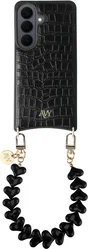 AVY Samsung Galaxy S26 - Essential Kit - Croco Zwart - Cupid Black afbeelding