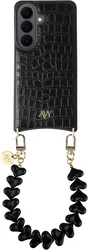 AVY Samsung Galaxy S26 Plus - Essential Kit - Croco Zwart - Cupid Black afbeelding