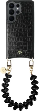 AVY Samsung Galaxy S26 Ultra - Essential Kit - Croco Zwart - Cupid Black