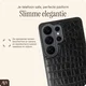 AVY Samsung Galaxy S26 Ultra - Essential Kit - Croco Zwart - Cupid Black afbeelding 10