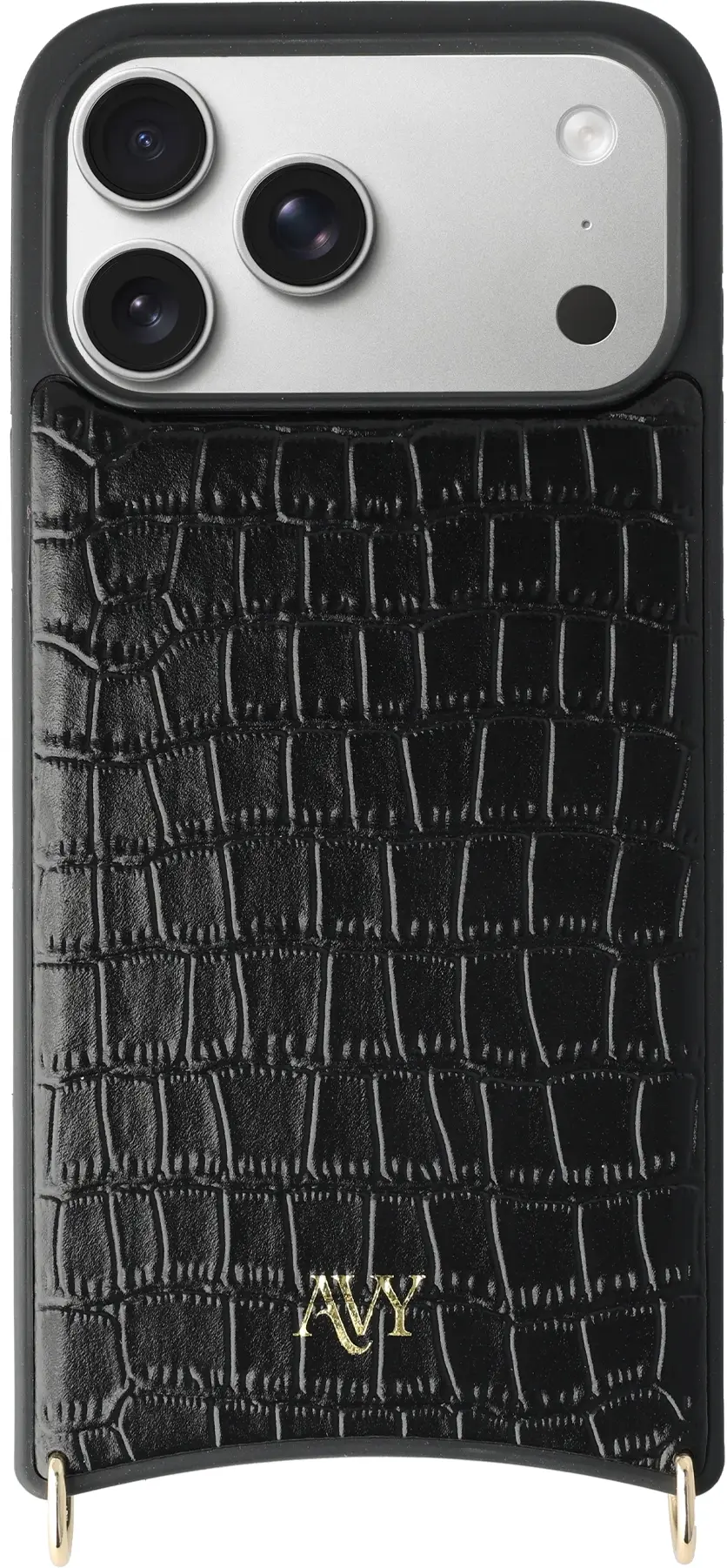 AVY Apple iPhone 17 Pro Max - Essential Kit - Croco Zwart - Cupid Black afbeelding 12