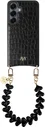 AVY Samsung Galaxy S25 / S24 - Essential Kit - Croco Zwart - Cupid Black