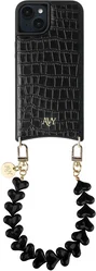 AVY Apple iPhone 14 / 13 - Essential Kit - Croco Zwart - Cupid Black afbeelding