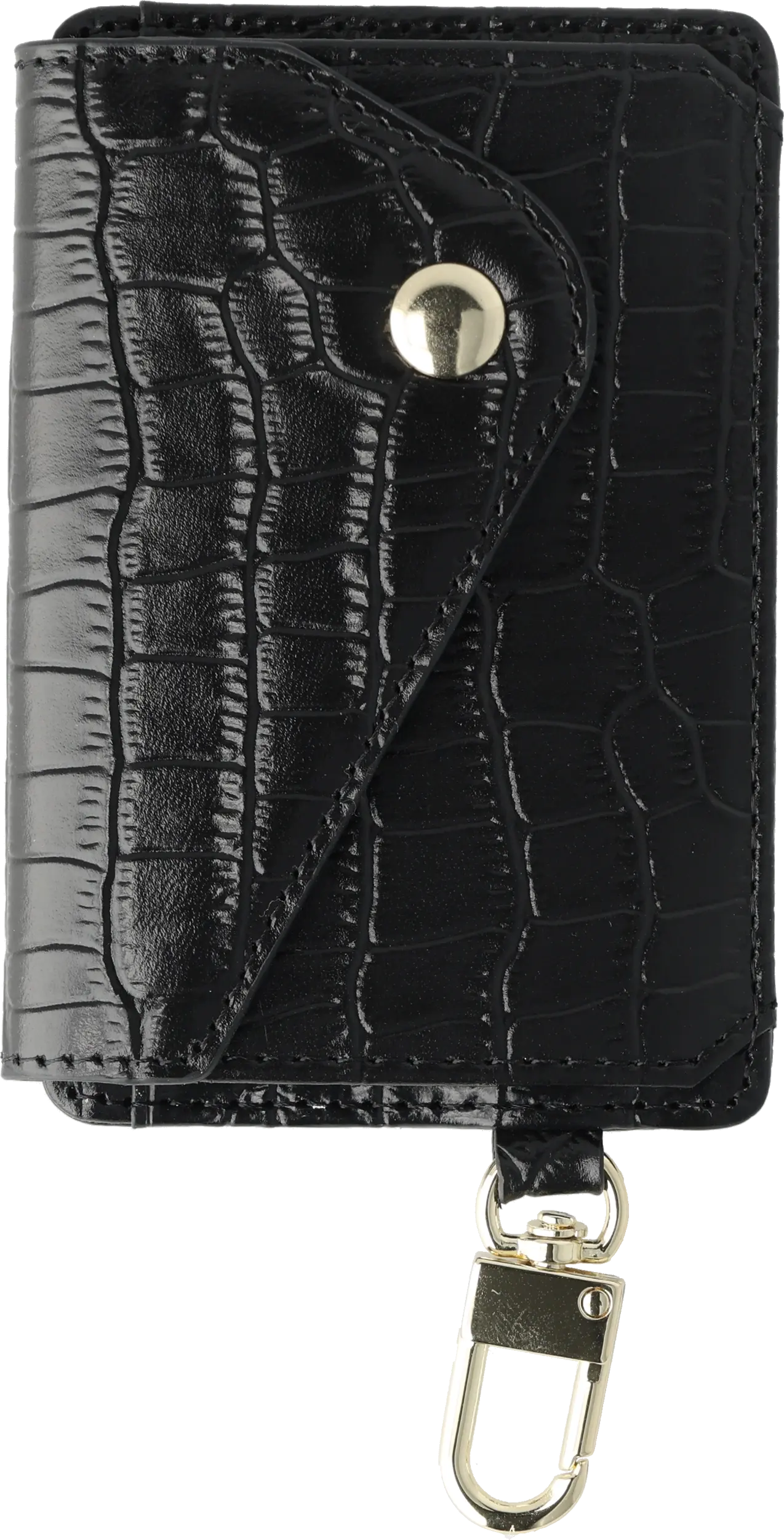 AVY Samsung Galaxy S26 - Styled Kit - Croco Zwart - Long Leather afbeelding 15