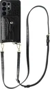 AVY Samsung Galaxy S26 Ultra - Styled Kit - Croco Zwart - Long Leather