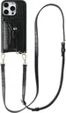 AVY Apple iPhone 16 Pro - Styled Kit - Croco Zwart - Long Leather