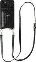 AVY Apple iPhone 15 - Styled Kit - Croco Zwart - Long Leather