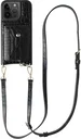 AVY Apple iPhone 15 Pro - Styled Kit - Croco Zwart - Long Leather