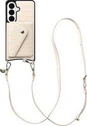 AVY Samsung Galaxy S26 - Styled Kit - Croco Beige - Long Leather afbeelding