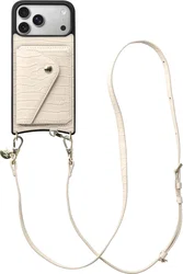 AVY Apple iPhone 17 Pro Max - Styled Kit - Croco Beige - Long Leather afbeelding