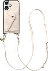 AVY Apple iPhone 16 - Styled Kit - Croco Beige - Long Leather afbeelding