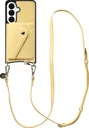 AVY Samsung Galaxy S26 - Styled Kit - Croco Geel - Long Leather